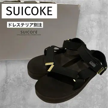 SUICOKE 스이코크 샌들 드레스테리아 별주 골드 금장 장식