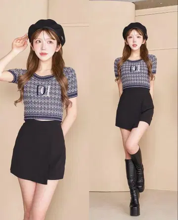 Darich 다리치 DD 마린 보더 니트탑