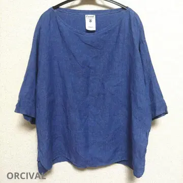 [미품] ORCIVAL 오르치발 보트넥 린넨 풀오버
