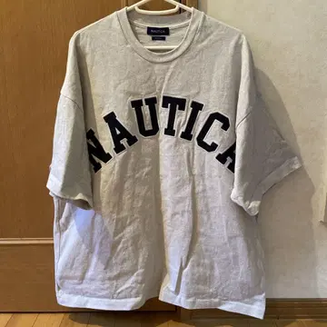 프릭스스토어 NAUTICA 그레이 오버사이즈 티셔츠