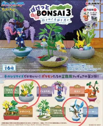 포켓몬 BONSAI3 피카츄 & 메Message 프리저