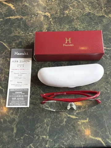[새상품급] Hazuki 하즈키 루페 컴팩트 빨간색 1.6배