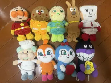 호빵맨 봉제 인형 9개 세트