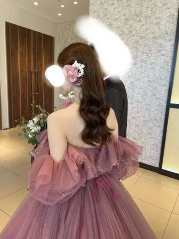 웨딩 플라워 이어커프 귀찌