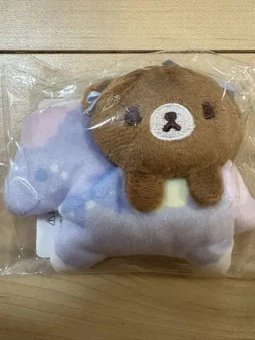 산엑스 코리락쿠마 인형 배지
