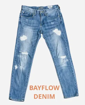 [ BAYFLOW DENIM ] 베이플로우 데미지 스키니 데님 24인치