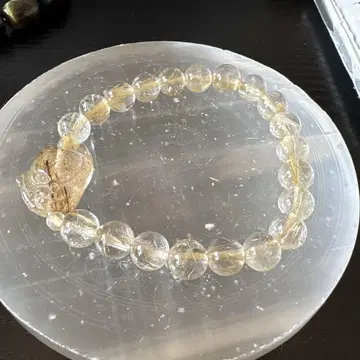 고품질 루틸 쿼츠, 구미호 팔찌 8.2cm