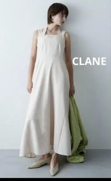 CLANE 홀터넥 롱 원피스