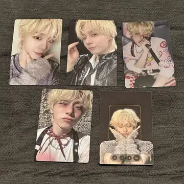 환웅 oneus 5x 트레이딩 카드 세트