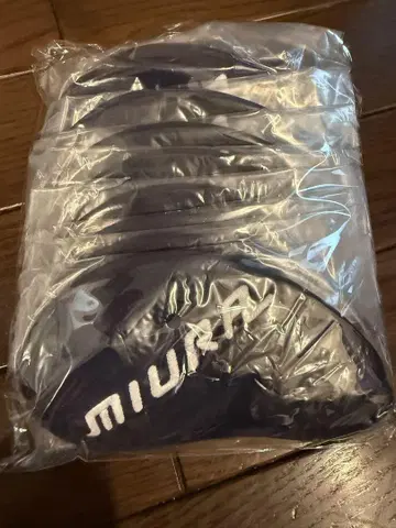 MIURA 아이언용 골프헤드커버 블랙 9세트 미개봉