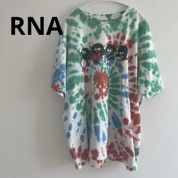 RNA 타이다이 반팔 빅 T셔츠 남성용 M 모자모자밴드