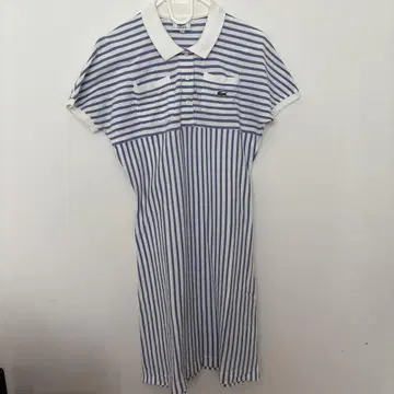 LACOSTE 스트라이프 폴로 원피스 42