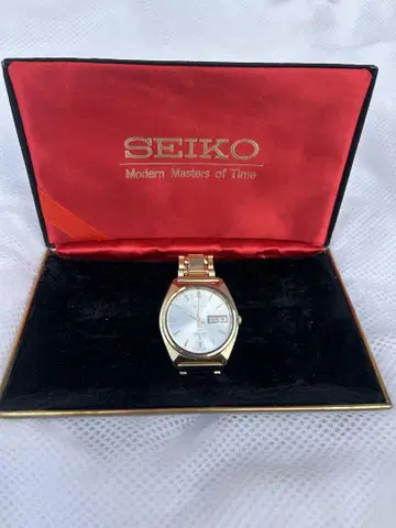 SEIKO 오토매틱 시계 골드 로드매틱 5606-7000