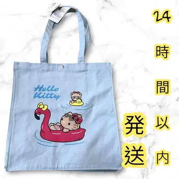 키티 아베일 햇볕에 탄 키티 토트백 토트 키티 플라밍고