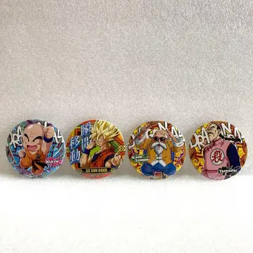 드래곤볼Z 돗 캔뱃지 엄청 큰 캔뱃지 손오공 크리링 무천도사 타오파이파이