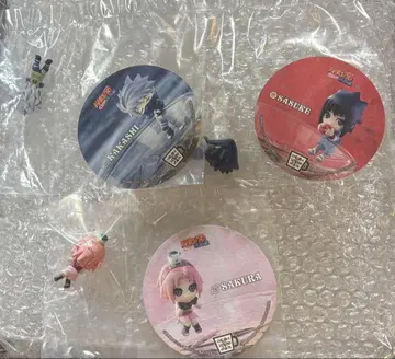 NARUTO 오챠토모 시리즈 피규어 & 코스터 카카시 사스케 사쿠라