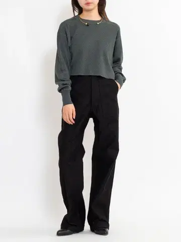 HYKE BACK SATIN BAKER PANTS