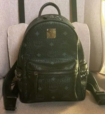 MCM 백팩 블랙 미니