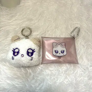 ME:I 이이다 시오리 TSUKI 봉제 인형 마스코트 클리어 파우치