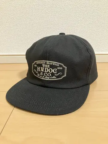 H.W.DOG & CO. 블랙캡