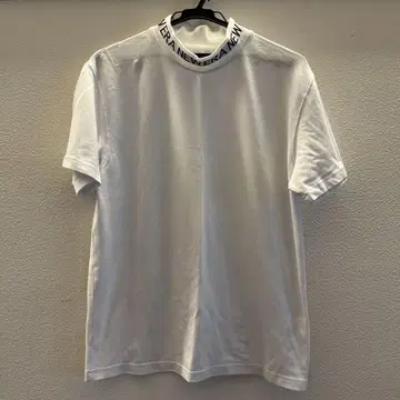 NEW ERA 골프 하이넥 셔츠 화이트 M 사이즈
