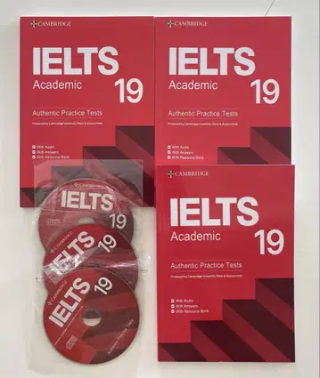 IELTS Academic 19 includes CD-ROMs