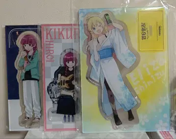 히로이 키쿠리의 깊은 술 일기 신규 일러스트 아크릴 스탠드 피규어 3종