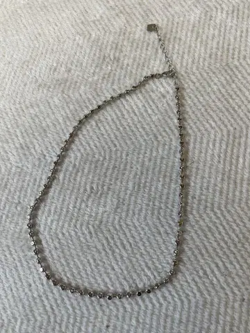 실버 볼 체인 목걸이 약 40cm nouer
