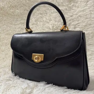 BALLY 발리 가죽 핸드백 턴락 포멀 자립 3실