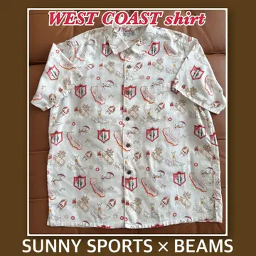 SUNNY SPORTS+BEAMS 30주년 기념 알로하 셔츠 M
