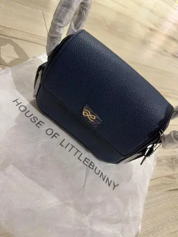 HOUSE OF LITTLEBUNNY 네이비 숄더백
