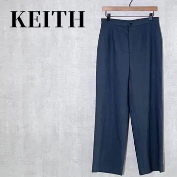 KEITH 키이스 슬랙스 무지 울 혼방 일본제 안감 있음 다크 그레이
