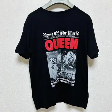 QUEEN News Of The World 티셔츠 M 사이즈 블랙