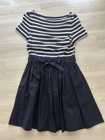 kate spade 스트라이프 반팔 미니 원피스 XS