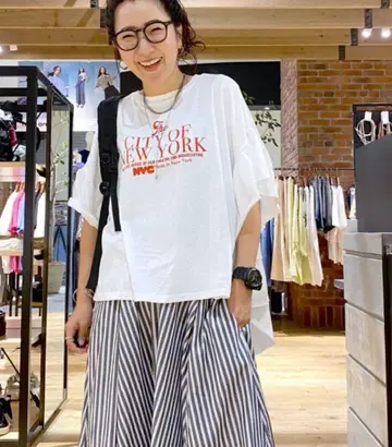 니코앤드 misayo 씨 프로듀스 NYC 프릴 티셔츠