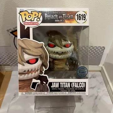 레어 FUNKO POP! 진격의 거인 턱 거인 팔코 한정판