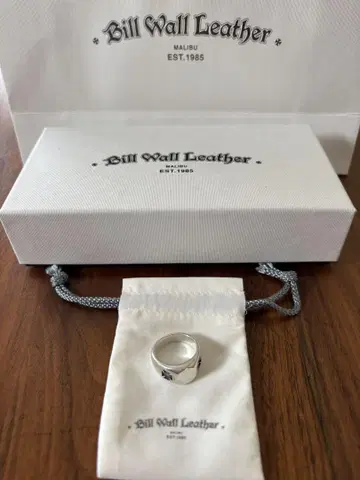 새상품급! Bill Wall Leather 실버 반지 6.5호