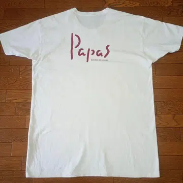 Papas 파파스 반팔 티셔츠 남성용 넉넉한 일본제