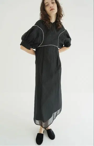 CLANE 25AW LAYERED SHEER ONEPIECE