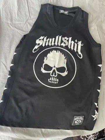 Skullshit Hardliner 블랙 탱크탑