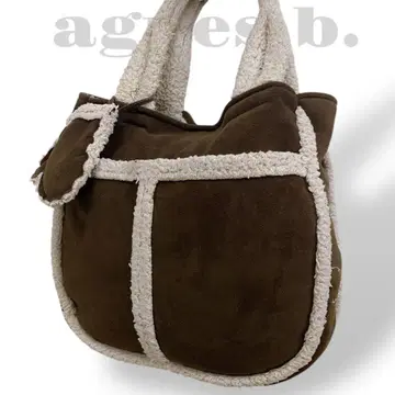 agnes b. VOYAGE 아녜스베 무스탕 보아 핸드백