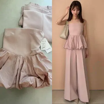 SNIDEL 정가 27,940엔 스나이델 베어탑&팬츠 set 사이즈 00