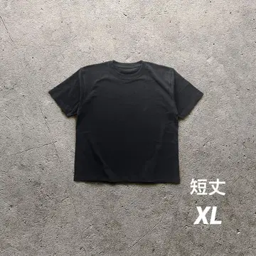숏 기장 티셔츠 스트릿 스케이터 y2k 블랙 XL