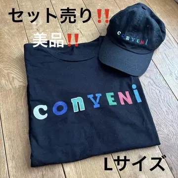 THE CONVENI 캡 & T셔츠 후지와라 히로시 세트 판매