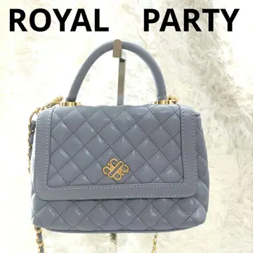 [새상품급] ROYALPARTY 오리지널 퀼팅 체인 핸들 백