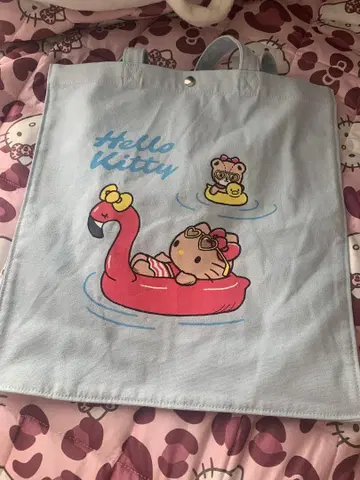 키티 토트백
