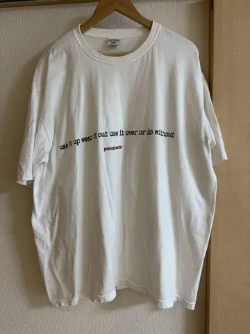 patagonia 메시지 프린트 빈티지 T셔츠 XL