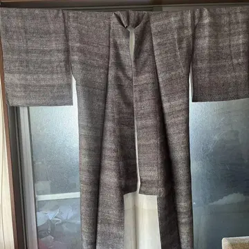 [ 기모노 ] 그레이 계열 체크 무늬 코몬