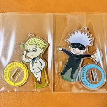 주술회전 후루룩 컬렉션 고죠 사토루 나나미 켄토 아크릴 스탠드 2개 세트