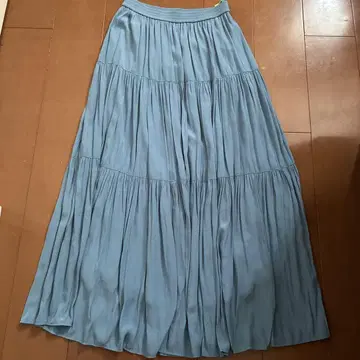 allureville 스카이블루 롱 스커트